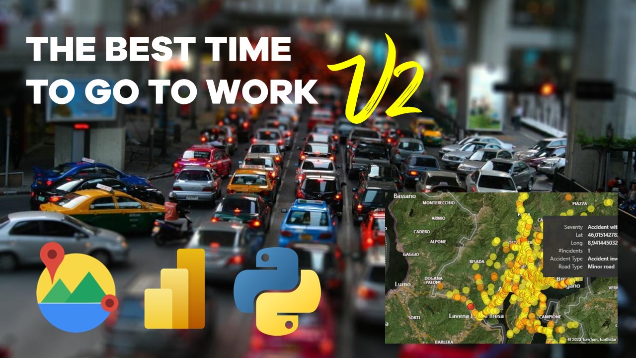Finding the Best Time to Go to Work: Now with Car Accidents Data & Power BI Dashboard!